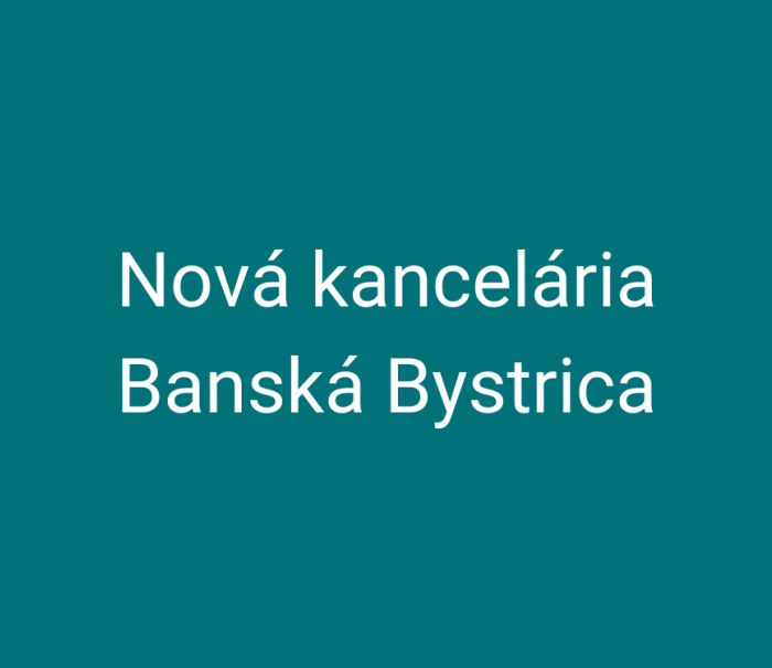 Nova kancelaria Banska Bystrica